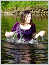  Chastity takes a formal dress dip featuring Chastity, the head gardener 