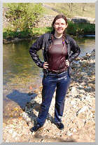  Blue denim shower and swim! featuring Chastity, the head gardener 